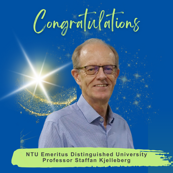 Professor Staffan Kjelleberg conferred Emeritus Distinguished University Professor (EDUP) at NTU