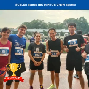 SCELSE scores BIG in NTU CReW sports!